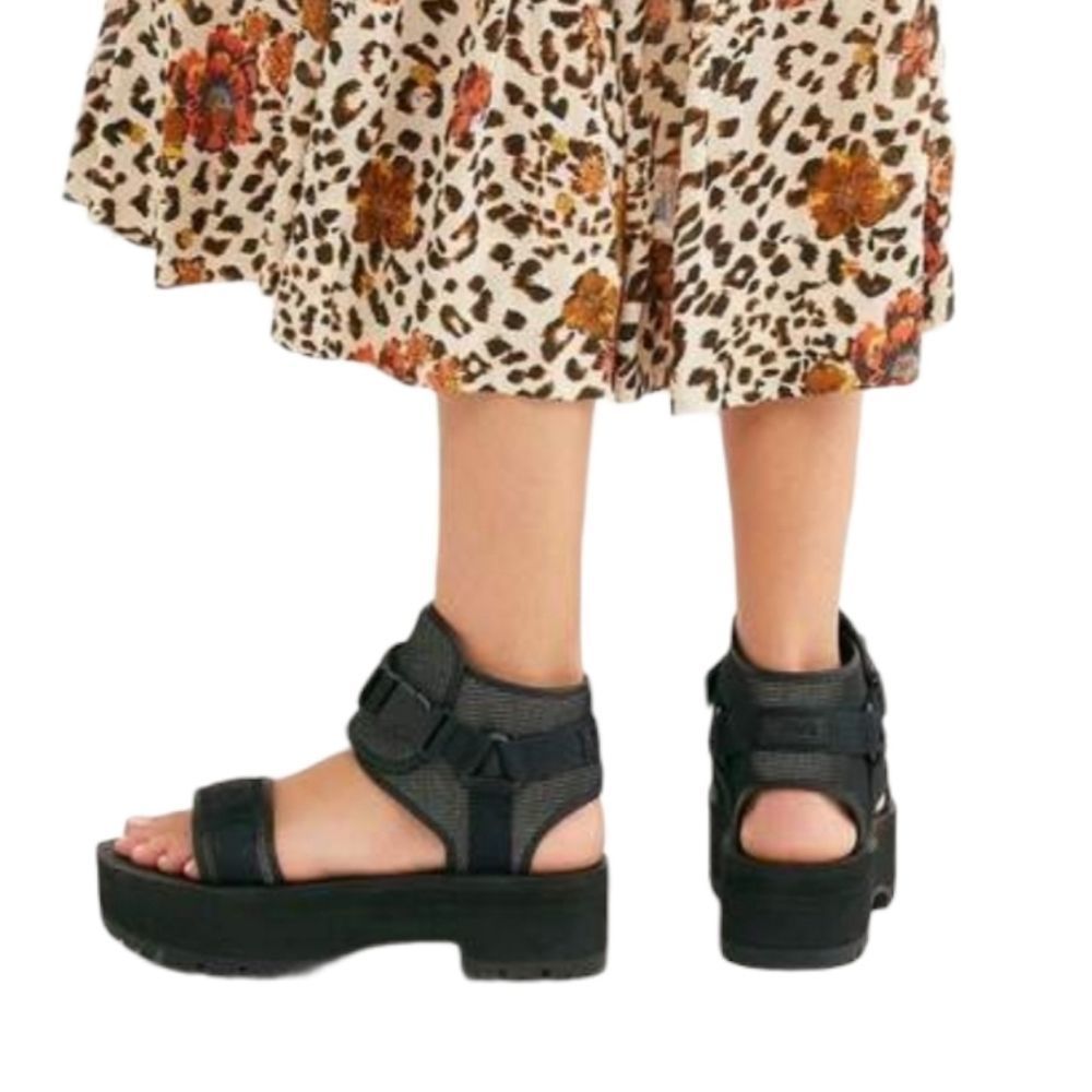 NWOT Dark Olive Teva Indio Jewel Sandals - Picture 3 of 8